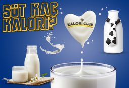 Süt Kaç Kalori? Süt Protein, Yağ, Karbonhidrat, Kalsiyum Değerleri